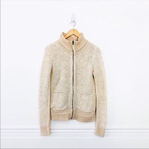 🛍HP!🛍 Anthropologie Sleeping on Snow Zip Sweater